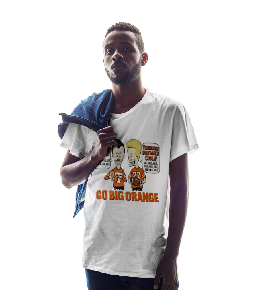 Go Big Orange Beavis And Butt Head Tennessee Volunteers Football T-Shirt