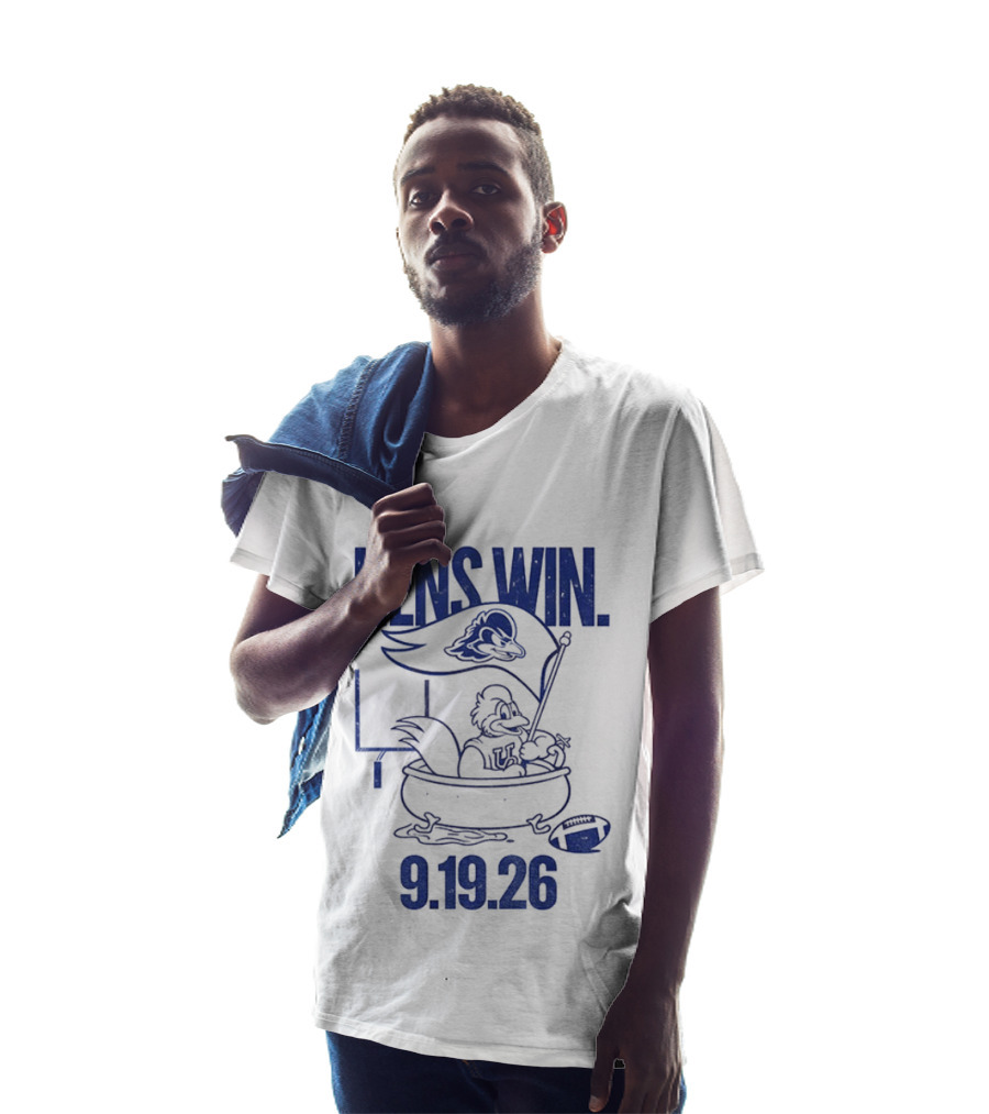 Hens Win Delaware Football 9.19.26 T-Shirt