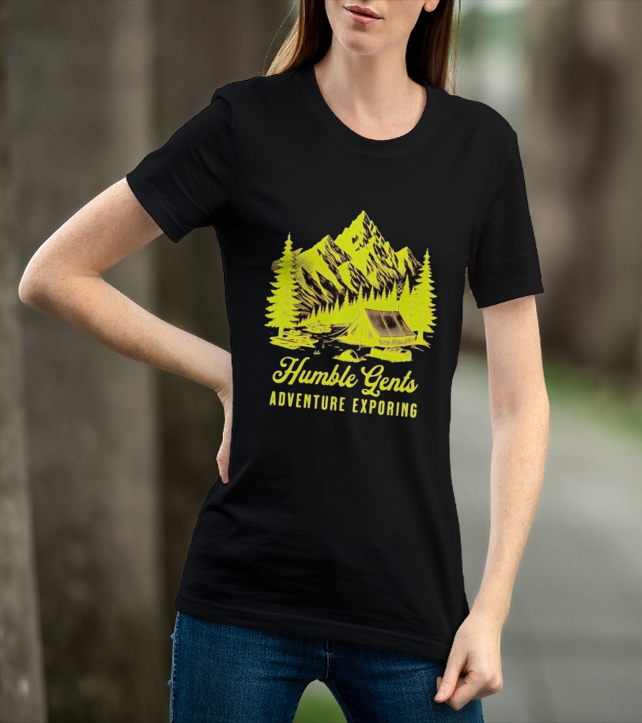 Humble Gents Adventure Exploring Mountain Camping T-Shirt