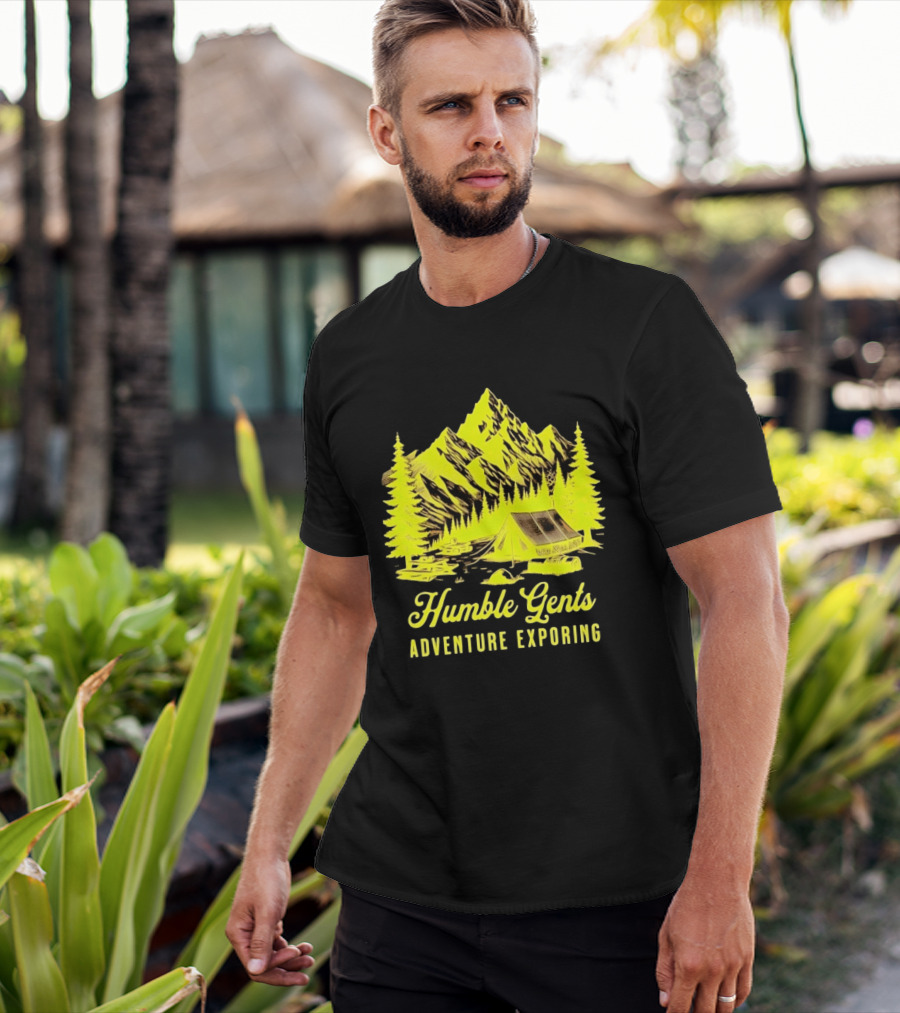 Humble Gents Adventure Exploring Mountain Camping T-Shirt