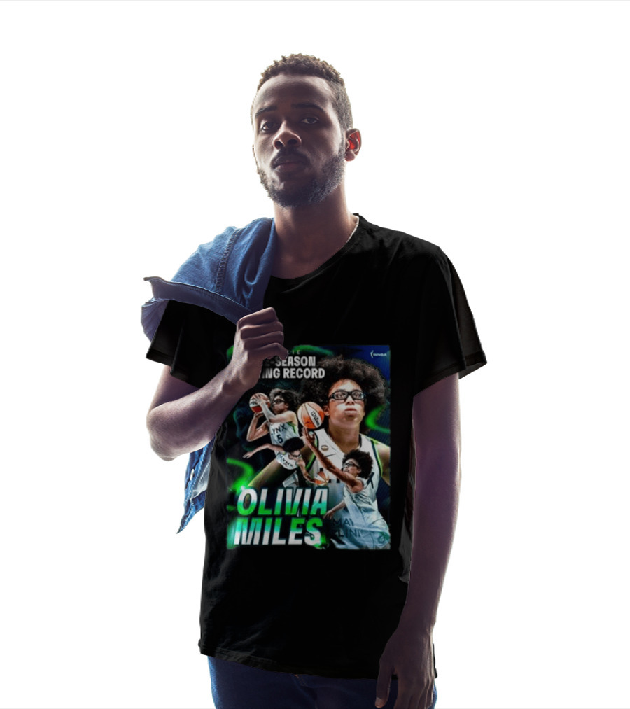 WNBA Rookie Single Season Scoring Record Olivia Miles T-Shirt