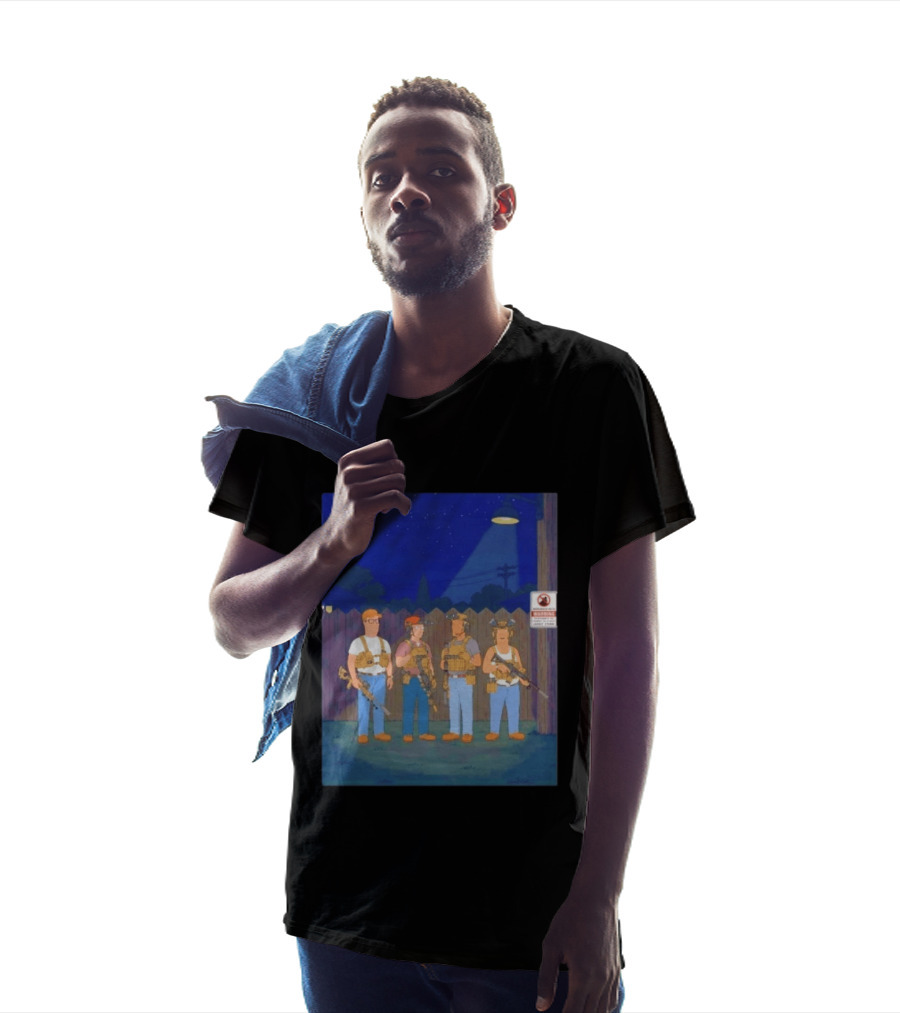 Neighborhood Tactical Squad Warning King Of The Hill T-Shirt
