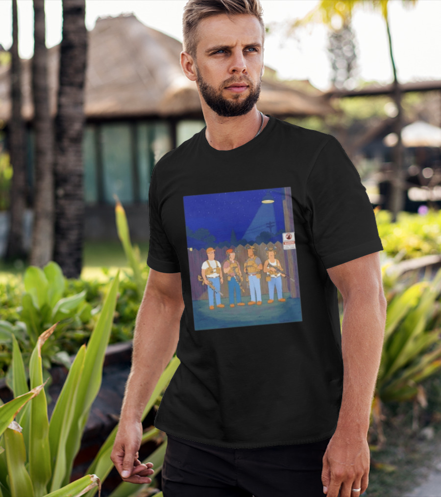 Neighborhood Tactical Squad Warning King Of The Hill T-Shirt