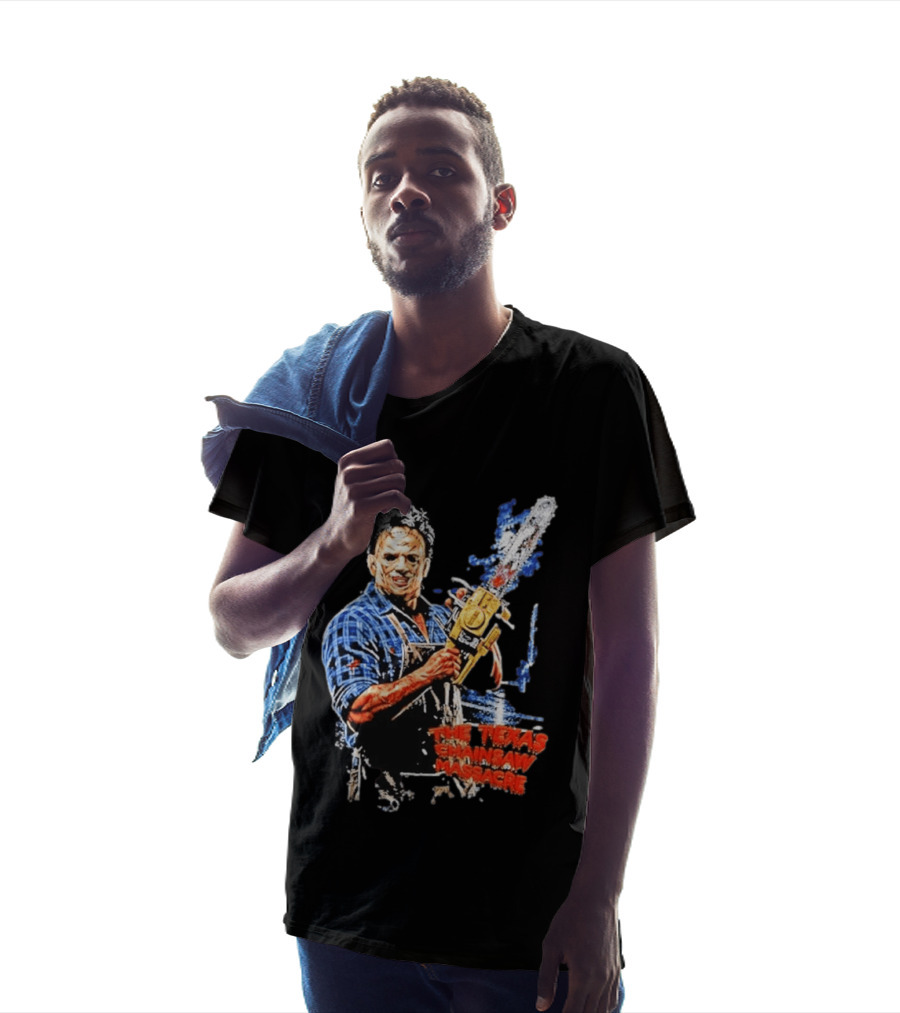 Texas Chainsaw Massacre Leatherface Chainsaw T-Shirt
