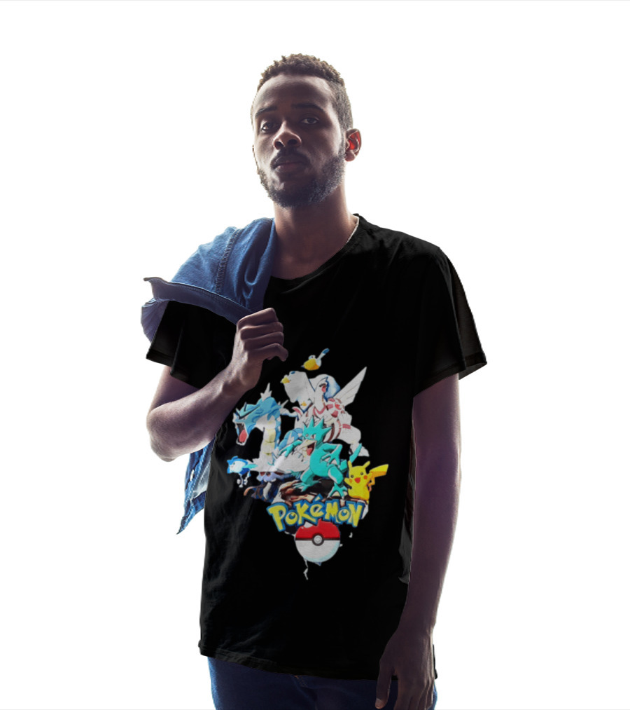 Pokemon Pikachu Gyarados Ralts Golduck Pelipper Dialga Poke Ball T-Shirt