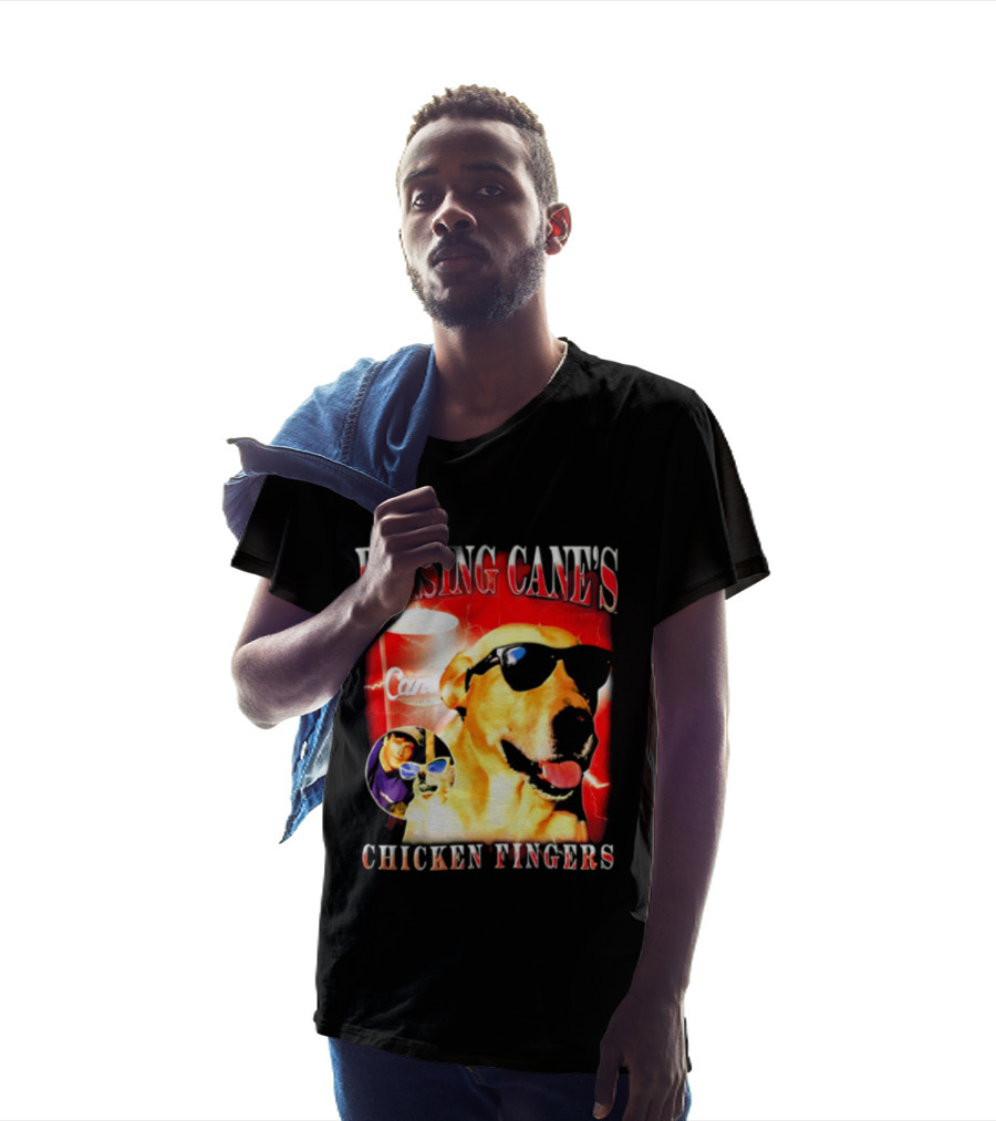 Raising Cane's Labrador Sunglasses Cup Chicken Fingers T-Shirt
