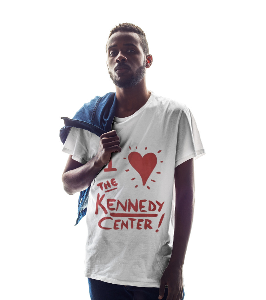 I Love The Kennedy Center Bold Red Heart T-Shirt