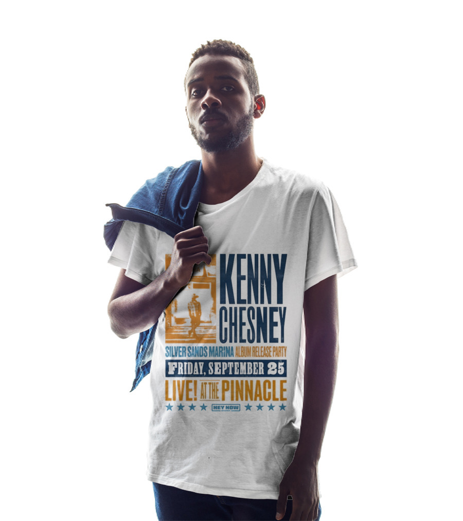 Kenny Chesney Silver Sands Marina Album Release Party Friday September 25 Live At The Pinnacle Stars T-Shirt