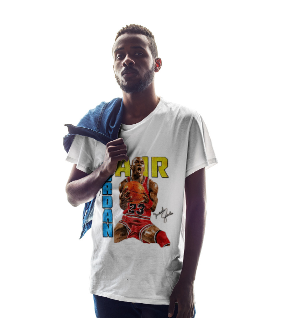 Jordan Air 23 Basketball Player Holding Ball T-Shirt