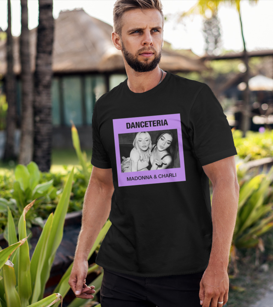 Danceteria Madonna & Charli Nostalgia 80s Club Scene T-Shirt
