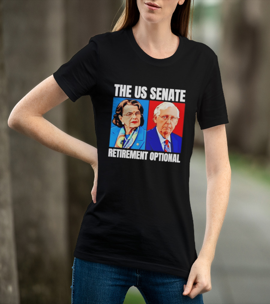 Dianne Feinstein Mitch McConnell The US Senate Retirement Optional T-Shirt