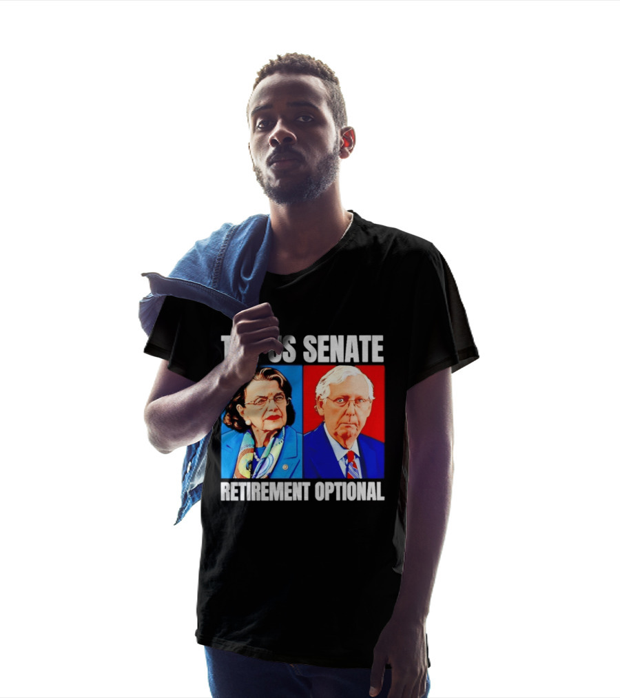 Dianne Feinstein Mitch McConnell The US Senate Retirement Optional T-Shirt
