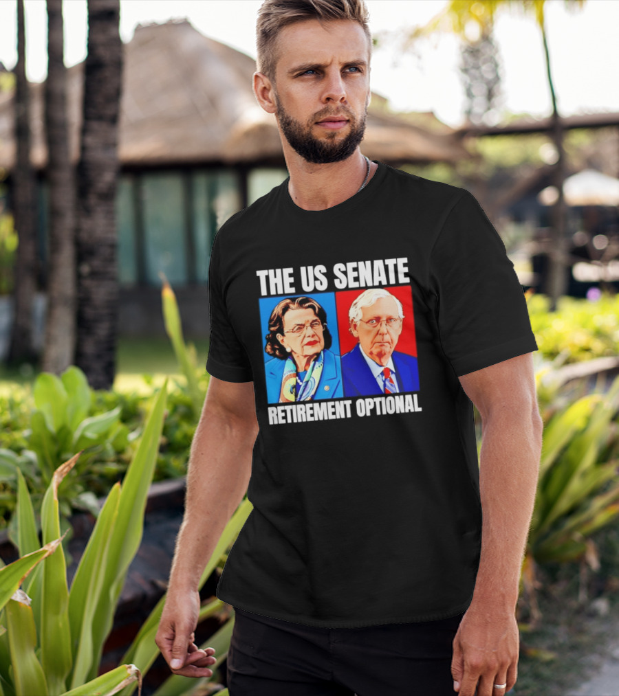 Dianne Feinstein Mitch McConnell The US Senate Retirement Optional T-Shirt