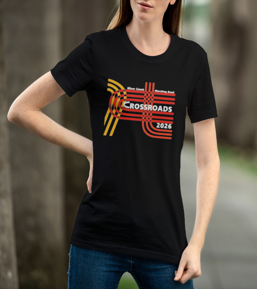 Silver Creek Marching Band Crossroads 2026 Intersection Pathway T-Shirt