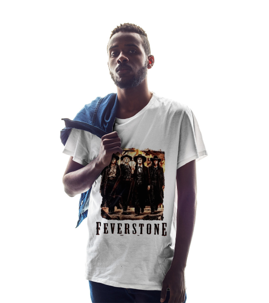 Feverstone Western Outlaw Group Cowboy Gunslinger T-Shirt