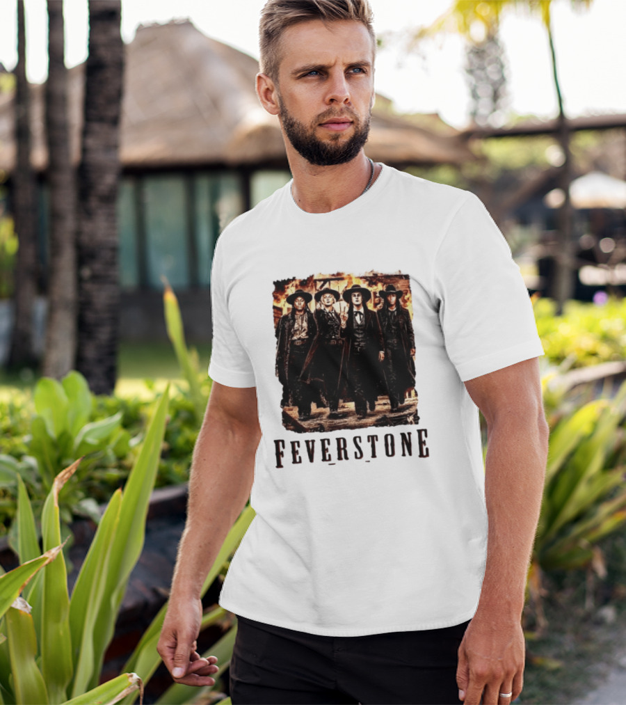 Feverstone Western Outlaw Group Cowboy Gunslinger T-Shirt
