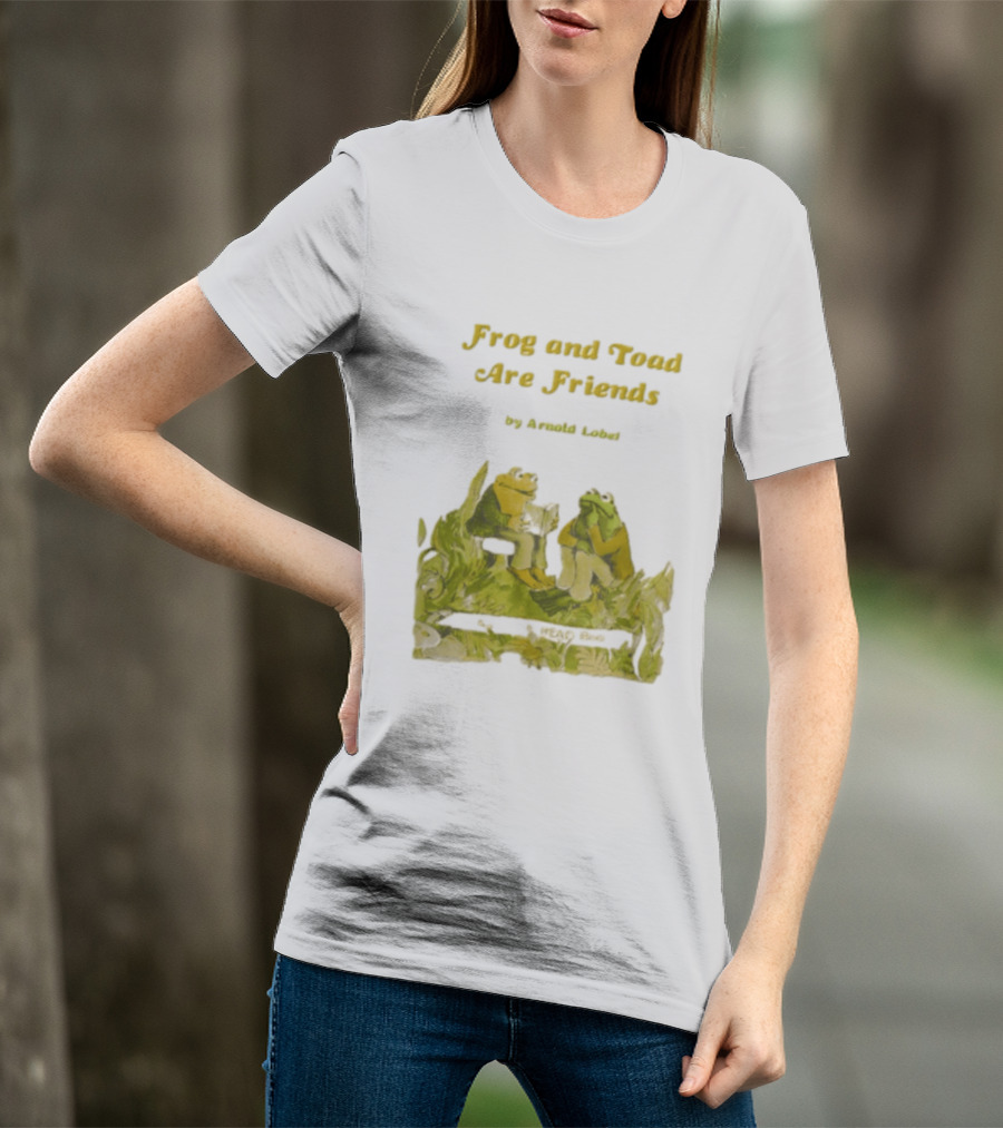 Frog And Toad Are Friends By Arnold Lobel Book Cover T-Shirt