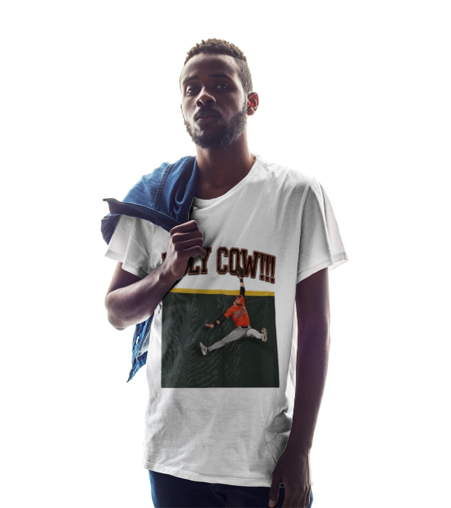 Holy Cow Colton Cowser Baltimore Orioles Catch 2026 T-Shirt