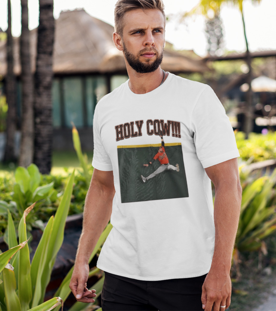 Holy Cow Colton Cowser Baltimore Orioles Catch 2026 T-Shirt
