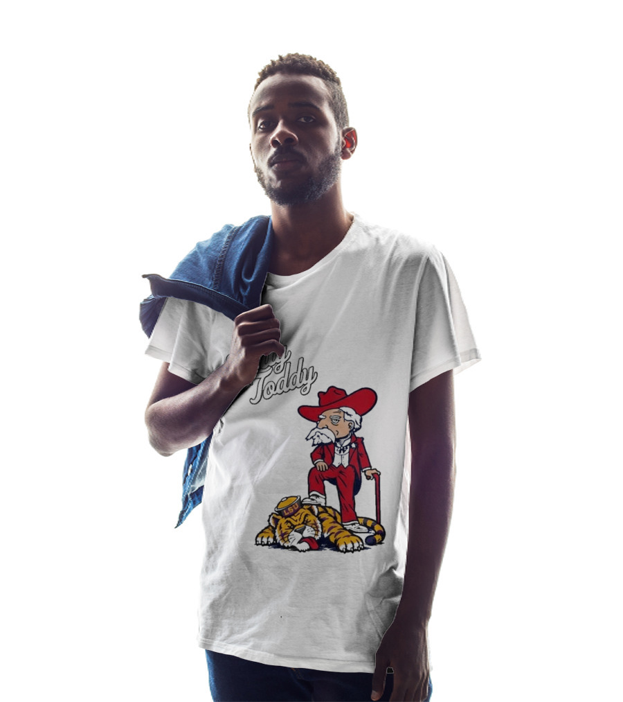 Hotty Toddy Ole Miss Mascot Triumph Over LSU Tiger 2026 T-Shirt
