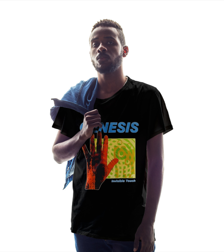 Genesis Invisible Touch Band Progressive Rock Album Cover Hand T-Shirt