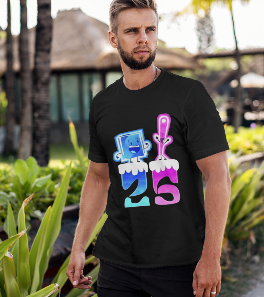 Ice Cube And Needle Battle For Dream Island 25 T-Shirt
