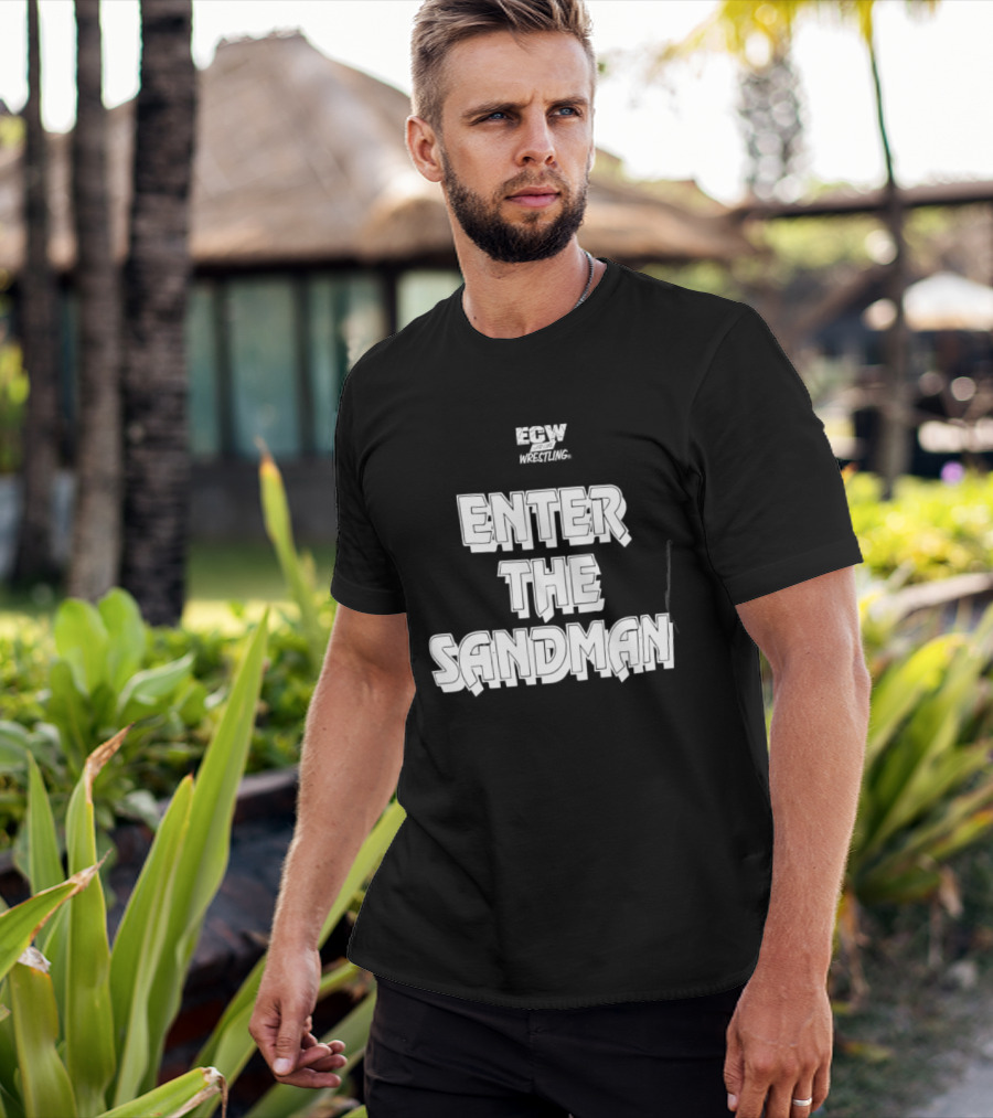ECW Enter The Sandman Hardcore Wrestling T-Shirt