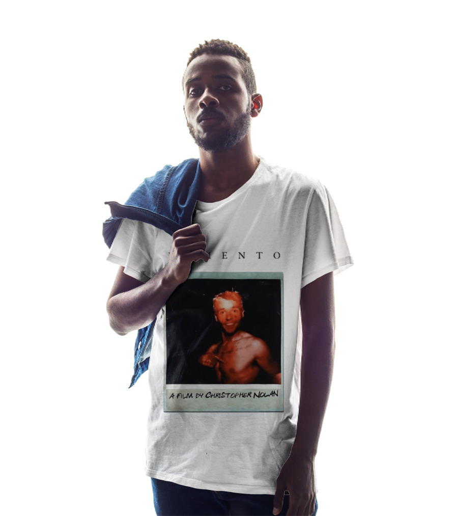 Memento A Film By Christopher Nolan Guy Pearce Polaroid Image T-Shirt