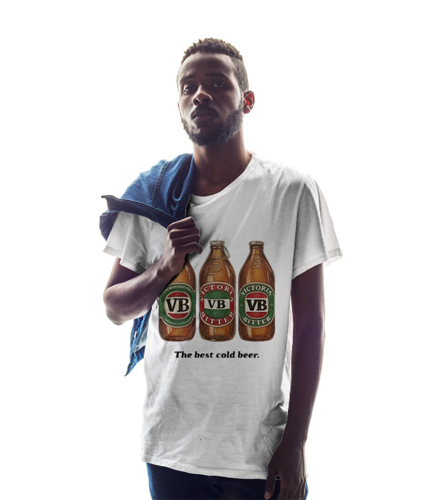 Victoria Bitter VB The Best Cold Beer Bottles T-Shirt