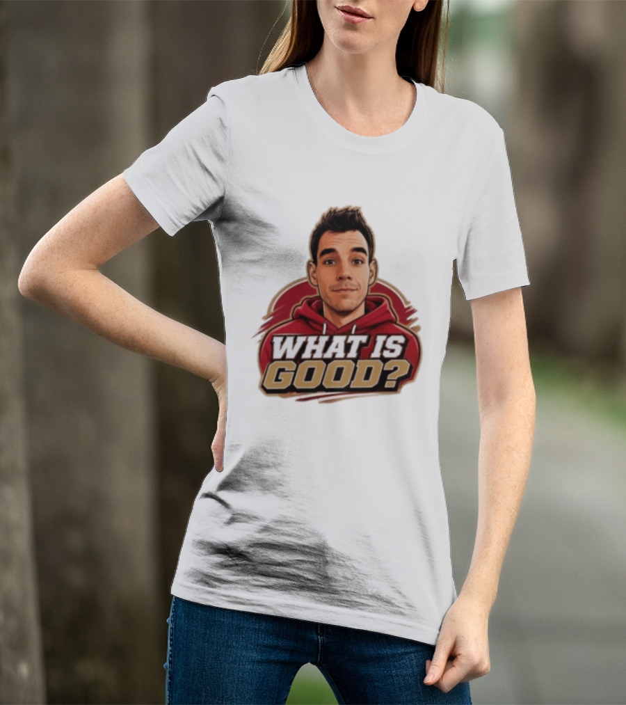 What Is Good The Gold Standard Podcast Network Cartoon T-Shirt