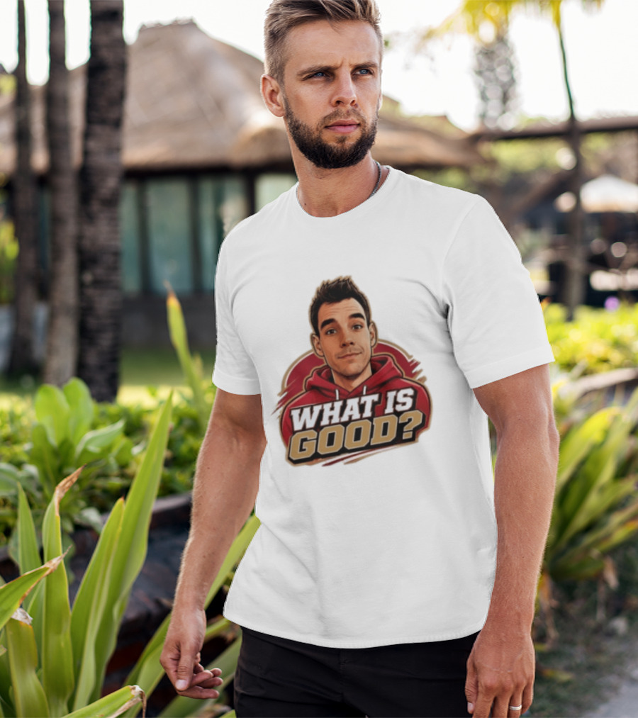 What Is Good The Gold Standard Podcast Network Cartoon T-Shirt