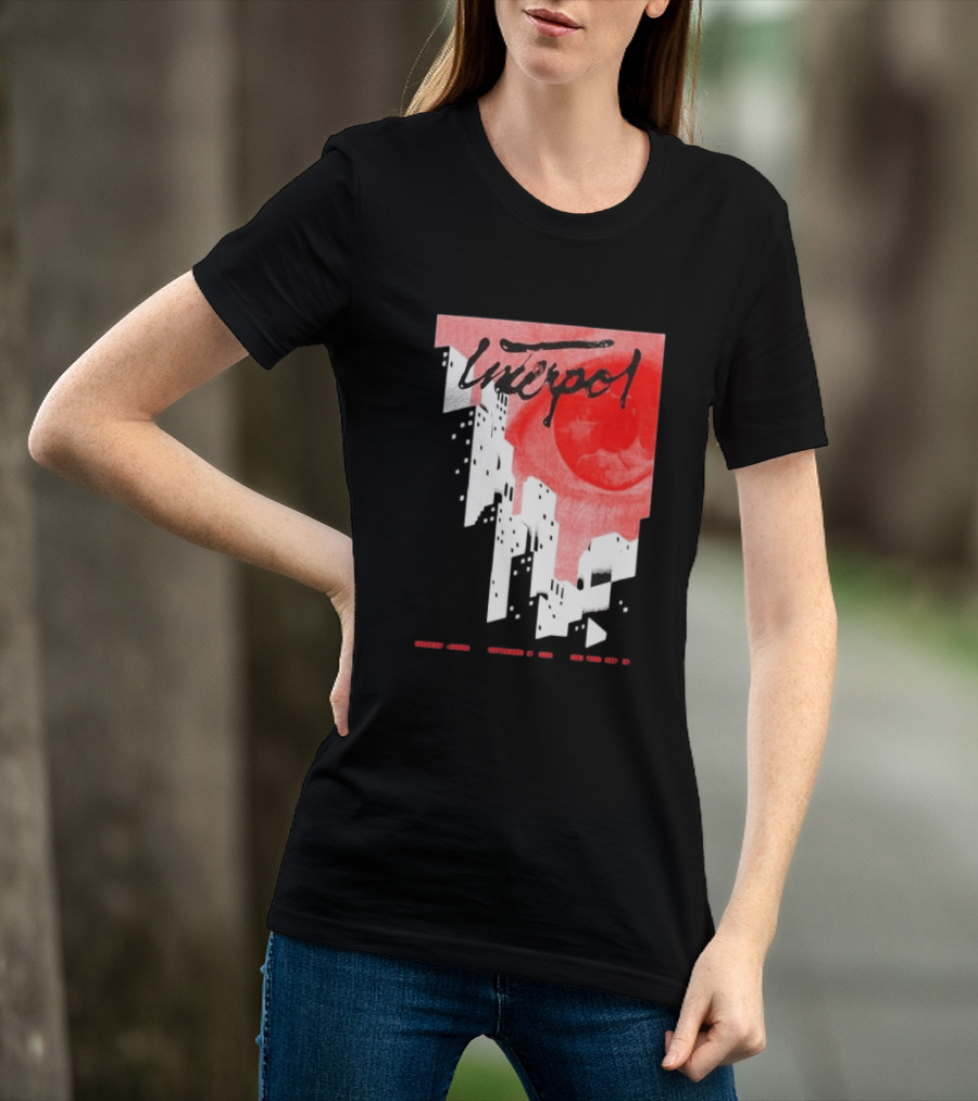 Interpol New York September 27 2026 Tour Cities Skyline Red Moon T-Shirt