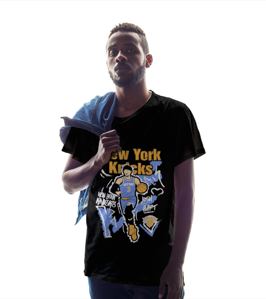 New York Knicks Josh Hart 3 NBA Basketball Player T-Shirt