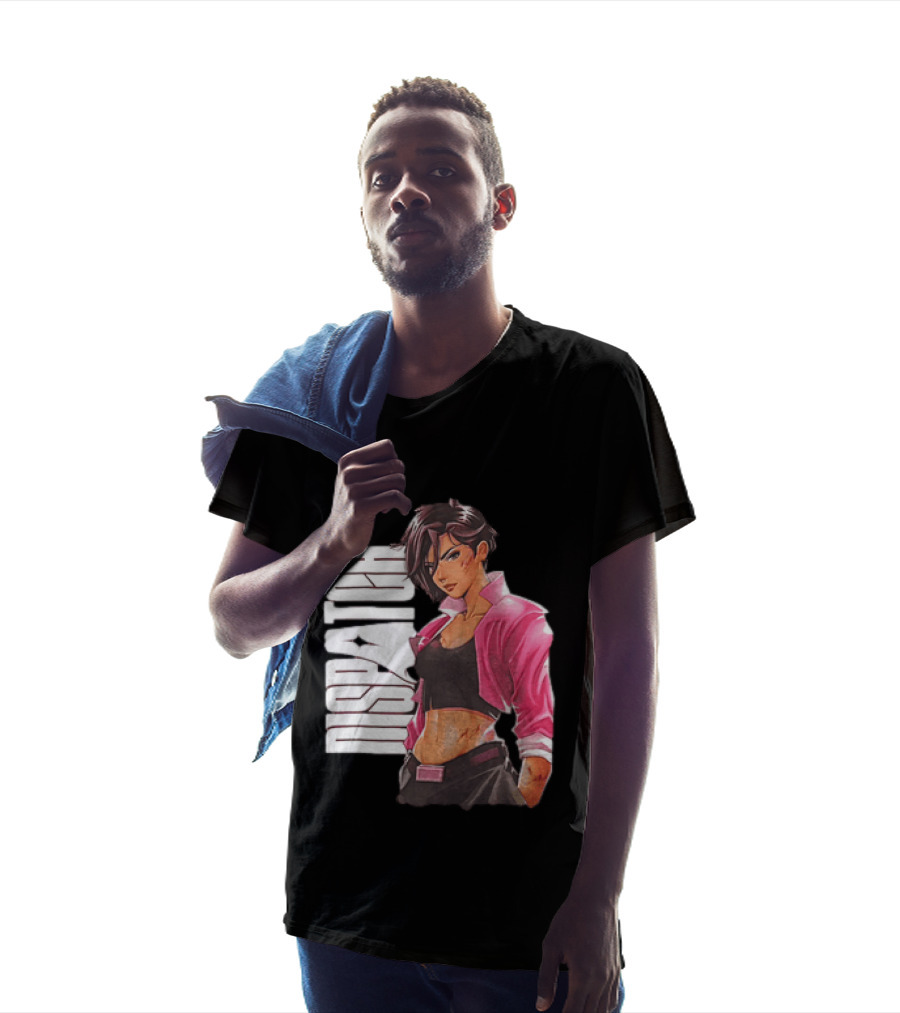 Dispatch Anime Girl Urban Style Two Sided T-Shirt