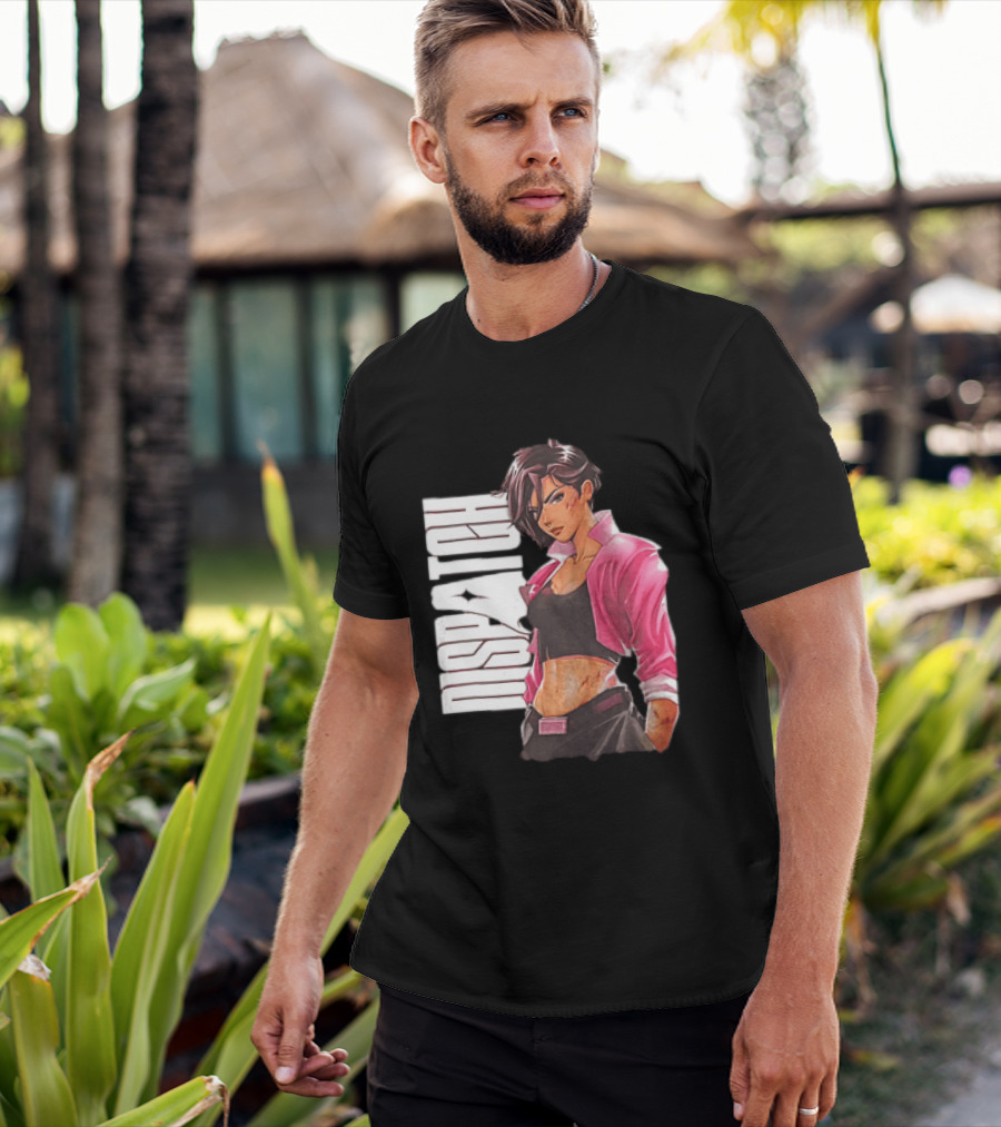 Dispatch Anime Girl Urban Style Two Sided T-Shirt