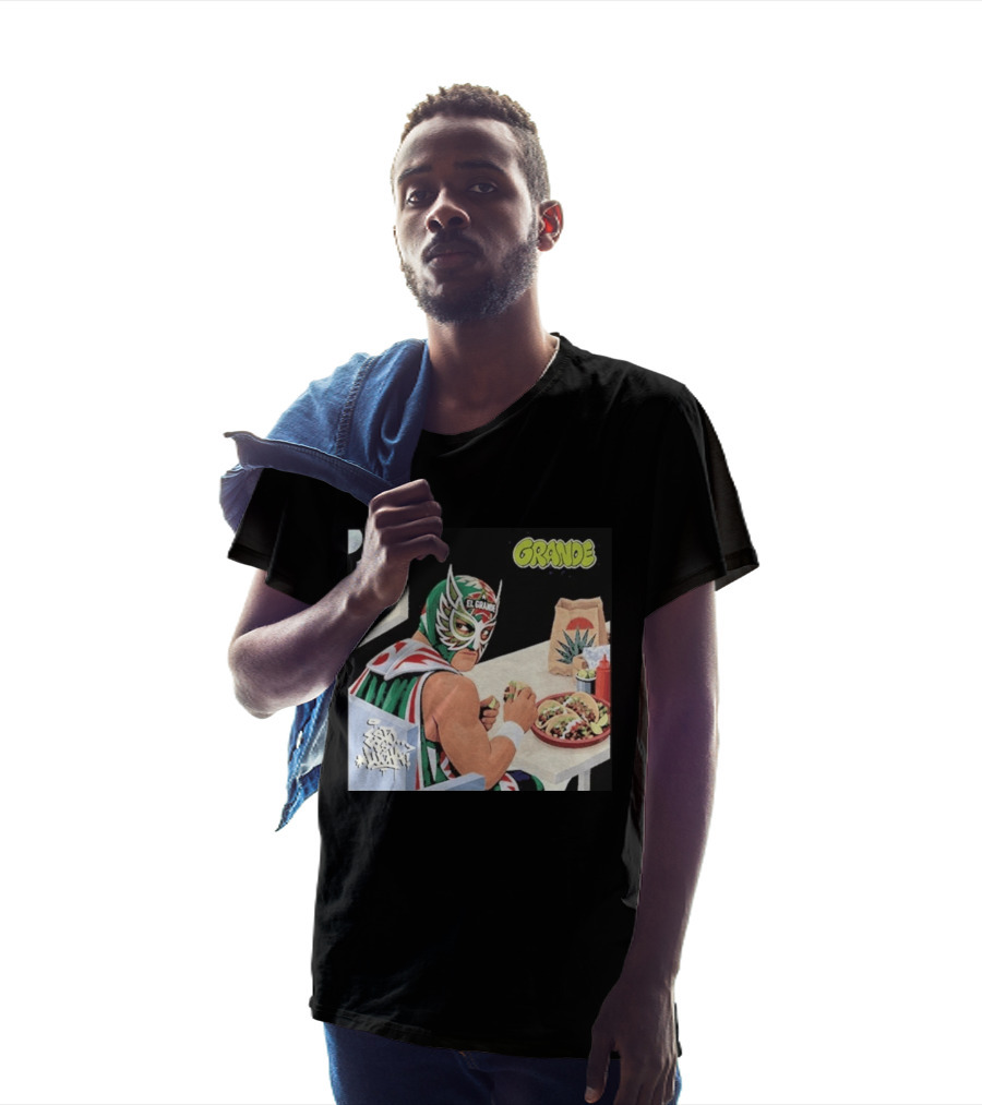 El Grande America Tacos Wrestling Luchador Comic T-Shirt