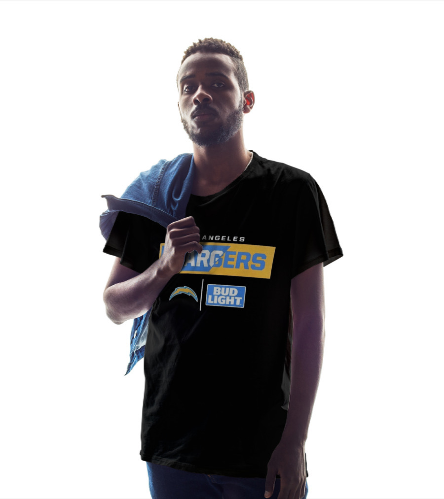 Los Angeles Chargers Bud Light Collaborative Merchandise T-Shirt