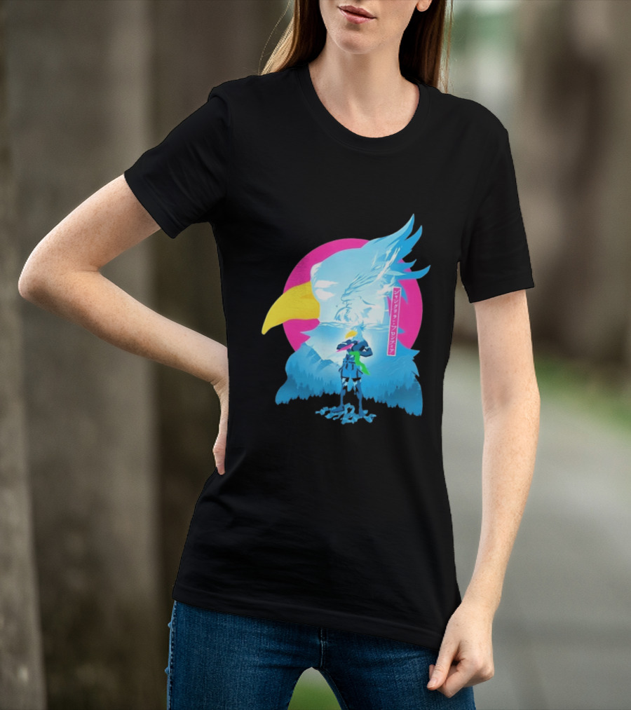 Shangri La Frontier Sunraku Eagle Art Gaming Manga Fantasy T-Shirt