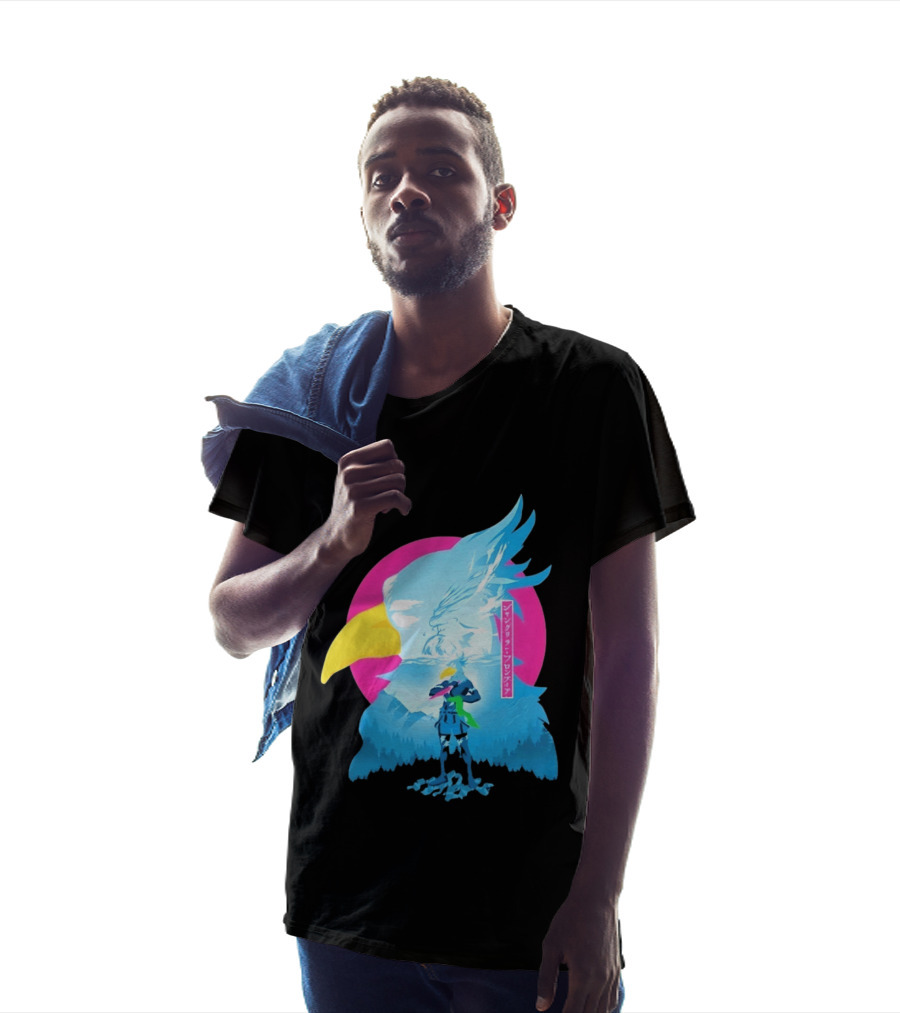 Shangri La Frontier Sunraku Eagle Art Gaming Manga Fantasy T-Shirt