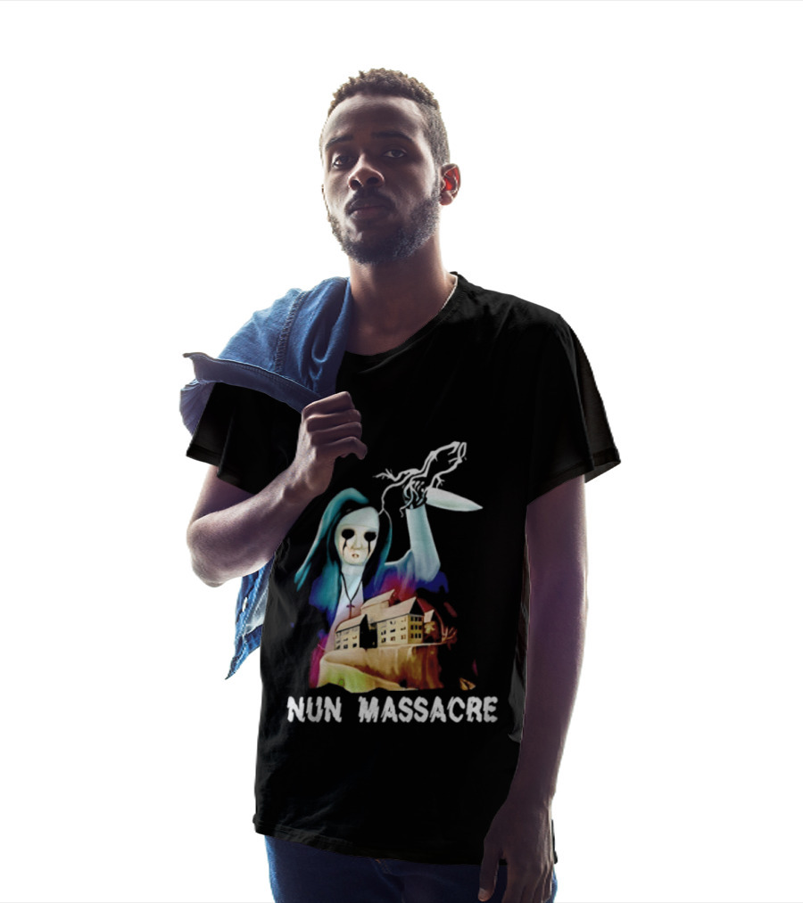 Nun Massacre Horror Game Puppet Combo Slasher T-Shirt
