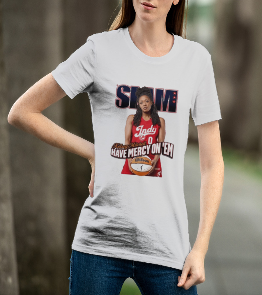 SLAM Indy Kelsey Mitchell Have Mercy On 'Em Basketball T-Shirt