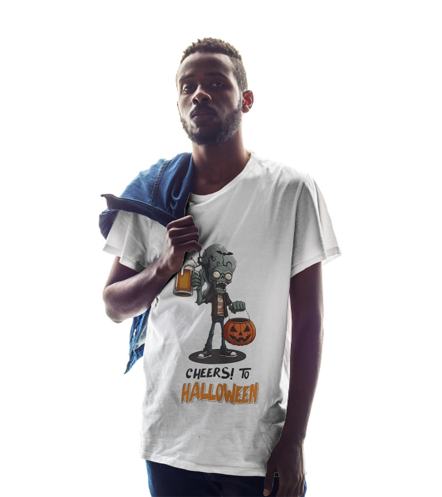 Zombie Cheers Halloween 2026 Pumpkin Beer T-Shirt