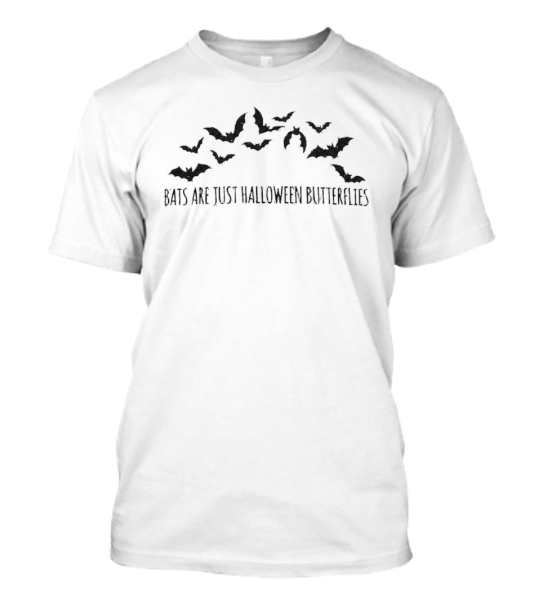Bats Are Just Halloween Butterflies Funny Spooky T-Shirt