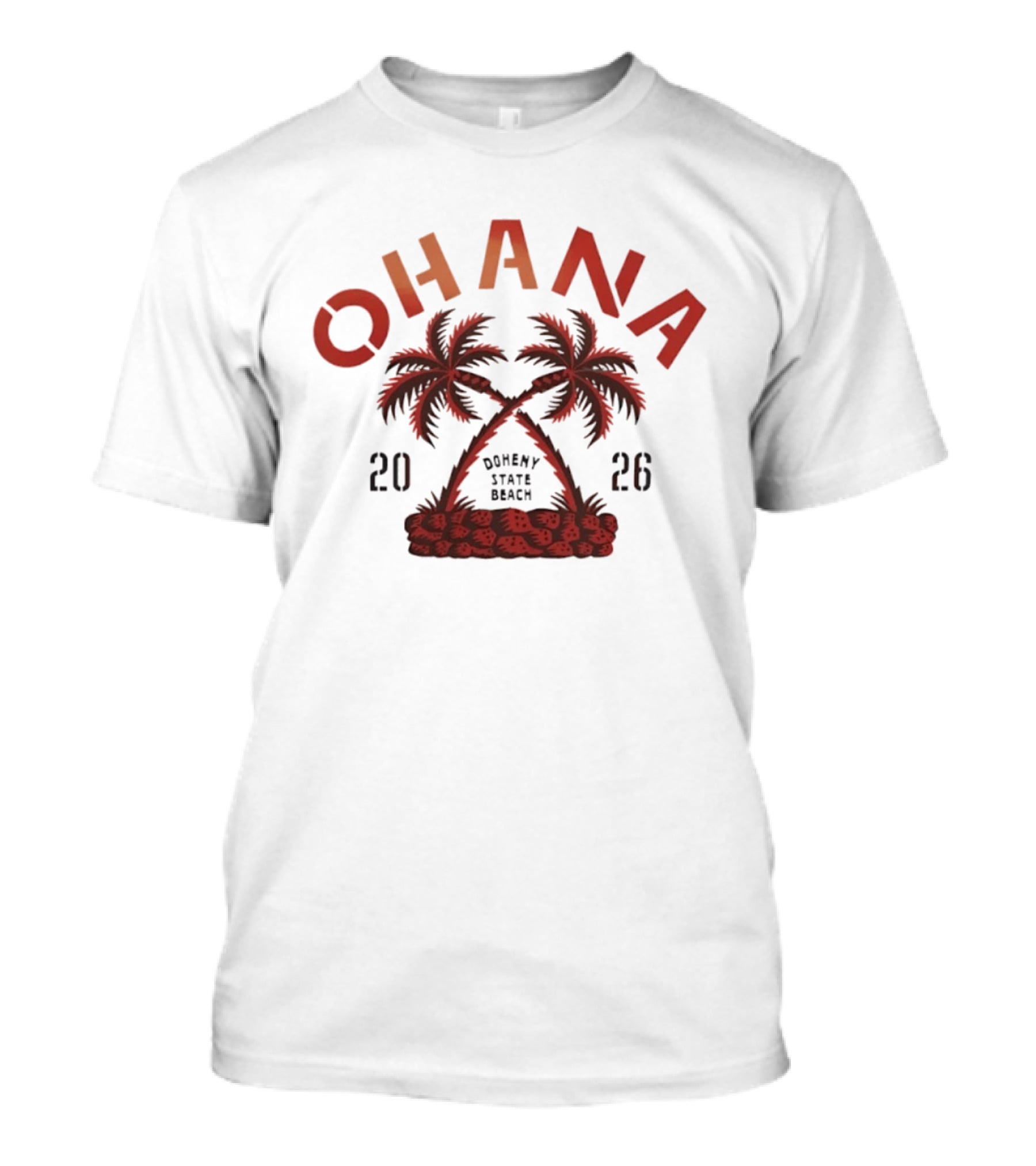 Ohana Doheny State Beach 2026 Palm Trees Summer T-Shirt