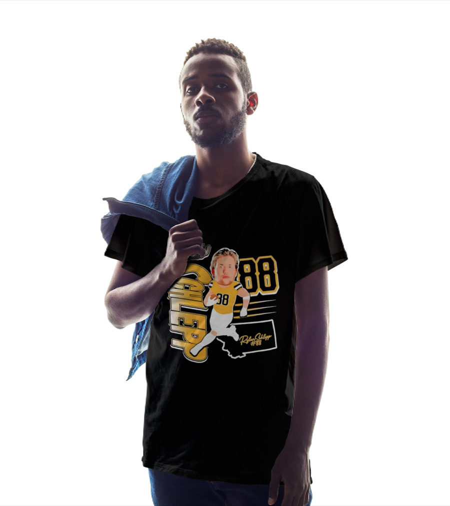 Rylan Schlepp 88 Montana Football Player Caricature T-Shirt