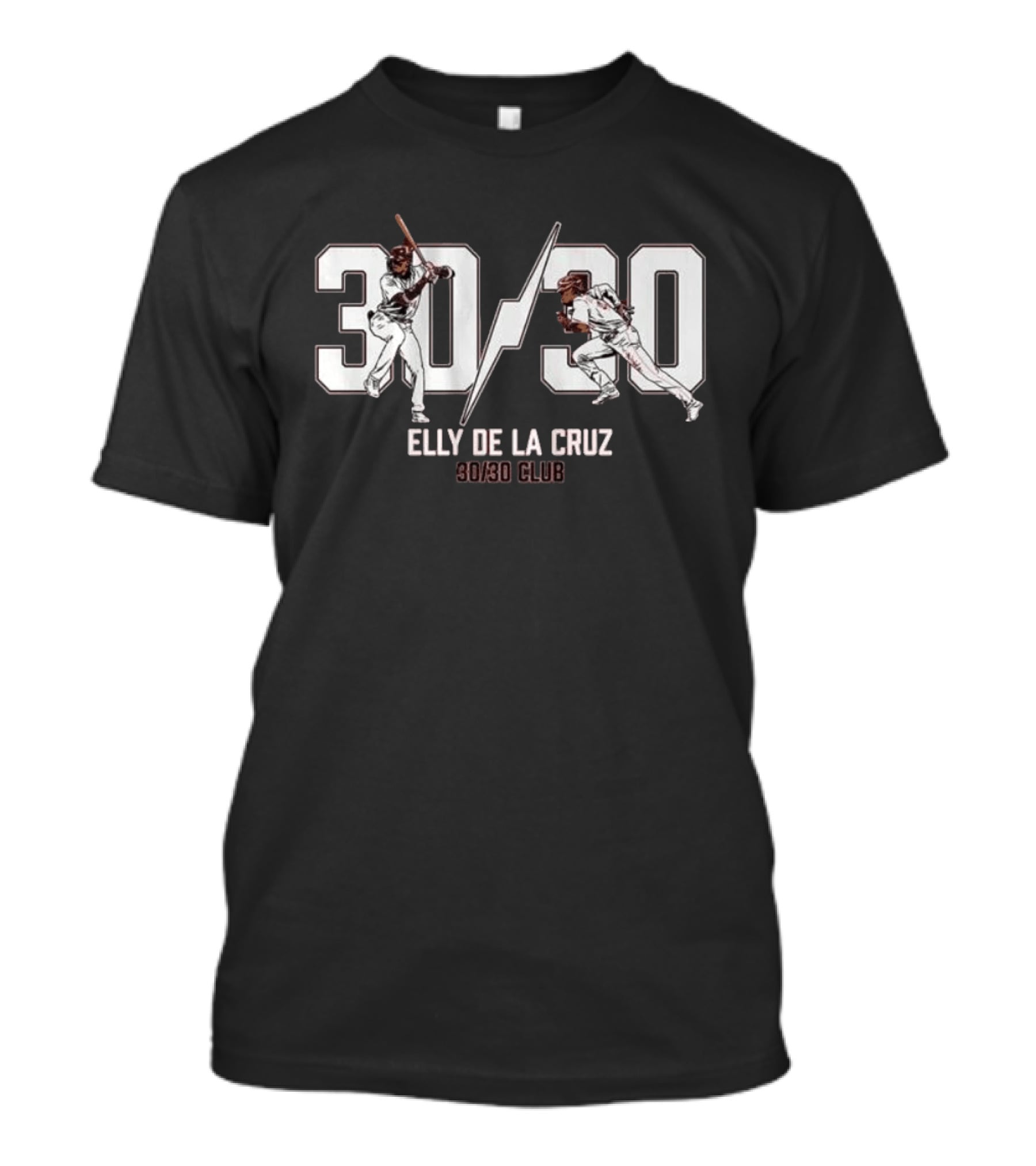 Elly De La Cruz 30/30 Club Baseball Achievement Sports Fan Recognition T-Shirt
