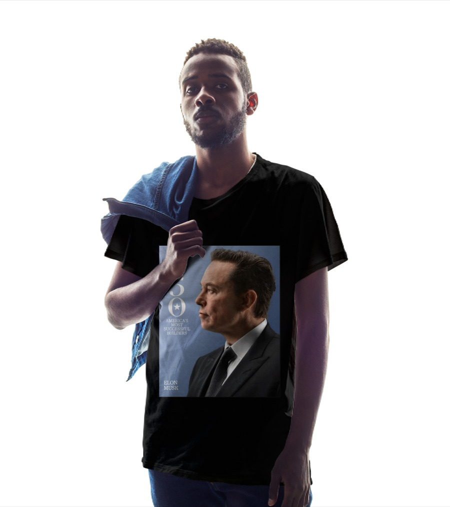 Forbes 250 America's Most Successful Builders Elon Musk T-Shirt