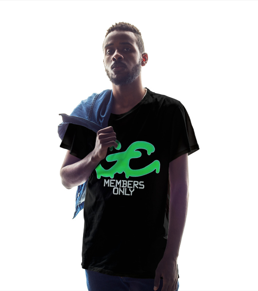 GC Members Only Slime Green Dripping T-Shirt