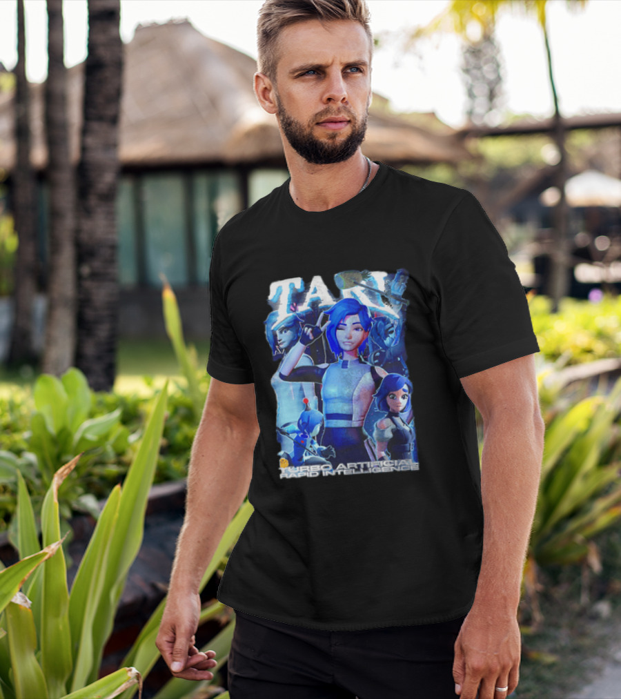 Tari Turbo Artificial Rapid Intelligence Character Montage T-Shirt