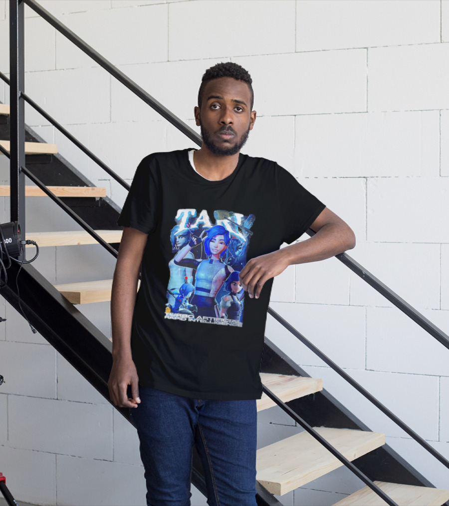 Tari Turbo Artificial Rapid Intelligence Character Montage T-Shirt